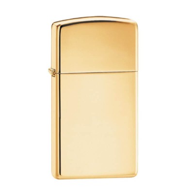 Zippo High Polish Brass Slim 1654B